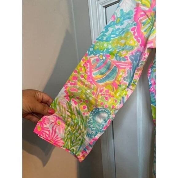 Lilly Pulitzer tunic blouse size large - Picture 3 of 5